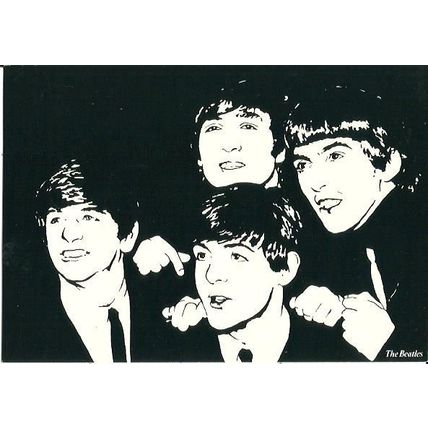 Music THE BEATLES Postcard (Beechwood 553551)