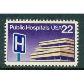 2210 22c Public Hospitals Fine MNH MA2056