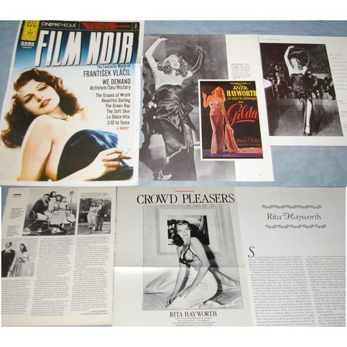 RITA HAYWORTH 52x Clippings 1949-1953 +recent
