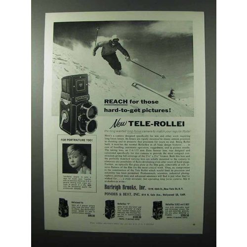 1960 Rollei Rolleiflex Camera Ad - Hard-to-Get Pictures