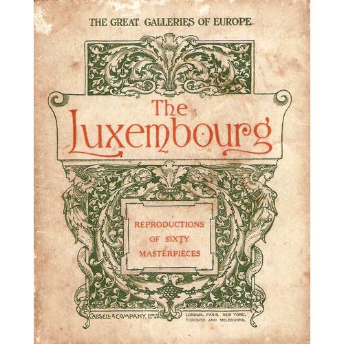 Great Art Galleries 1909 Luxembourg with 60 illustrations see my others