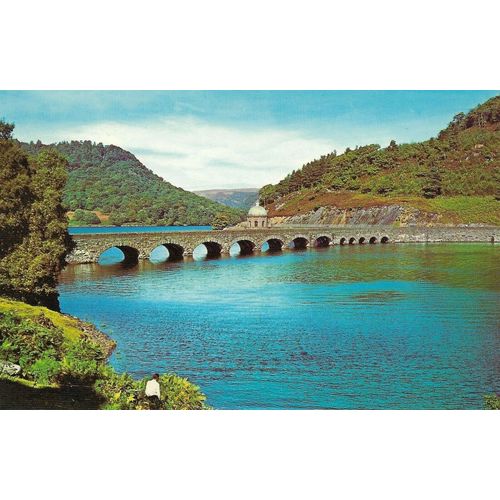 CAREG DDU BRIDGE, ELAN VALLEY<>POSTCARD
