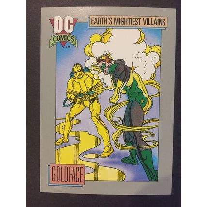 DC Cosmic Cards trading card #95-Goldface, excellent condition!