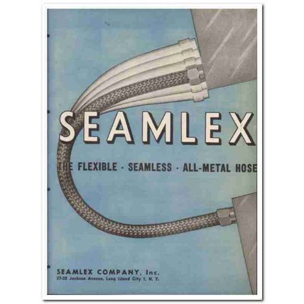 Seamlex Company 1945 vintage industrial catalog hose metal seamless