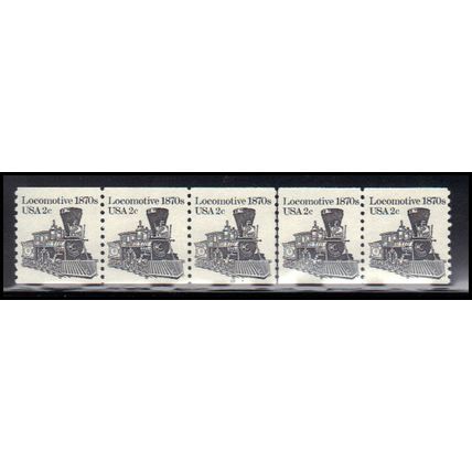1897A 2c Locomotive Very Fine MNH Dry Gum PNC 10/5 KA9407