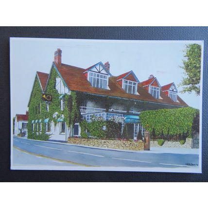 French Horn Hotel, Sonning on Thames, Berkshire Postcard