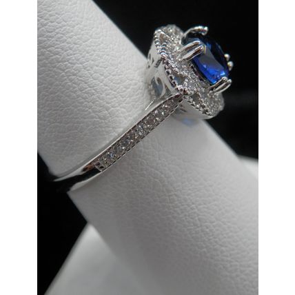 Ring Birthstone Blue Sapphire 925 Sterling #73 USA Seller