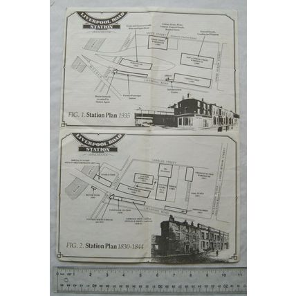 1980 guide Liverpool Road Station, Manchester, 150 years 1st passenger station