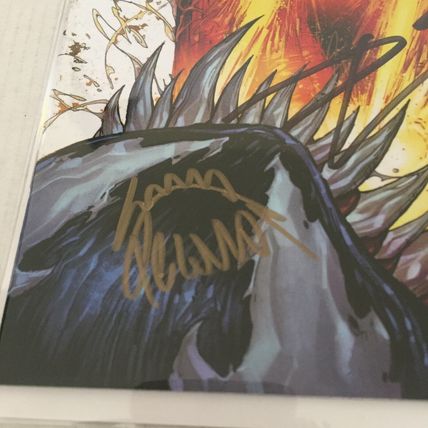 2020 Marvel Comics Venom Variant #27 Double Signed by Cates & Stegman
