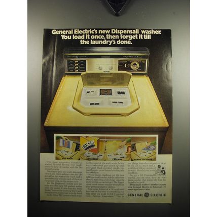 1973 General Electric Dispensall Washer Advertisement