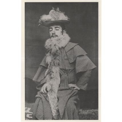 Toulouse Lautrec In Eccentric Victorian Fashion Photo Award Postcard
