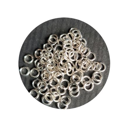 6mm - 925 Sterling Silver Twist Lock Open Jump Ring Jewellery Making/Repair C110