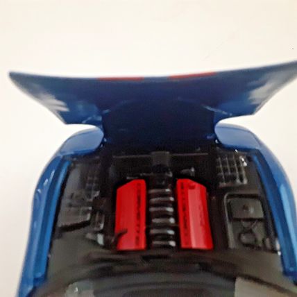 2002 Chevy Corvette Marvel Captain America Maisto Blue Chevrolet 1/25 Loose READ