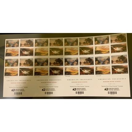 4920, Hudson River Press Sheet of Four Panes of 20 Stamps - Stuart Katz