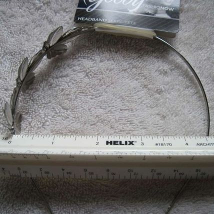 Goody Fashionow Silver Metal Head Band Leaves Greek Costume Headband Leaf Hair