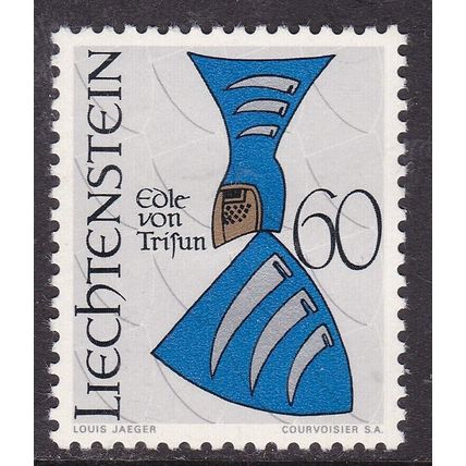Liechtenstein 1966 Edle von Trisun 60r Mint Hung SG 460 VGC