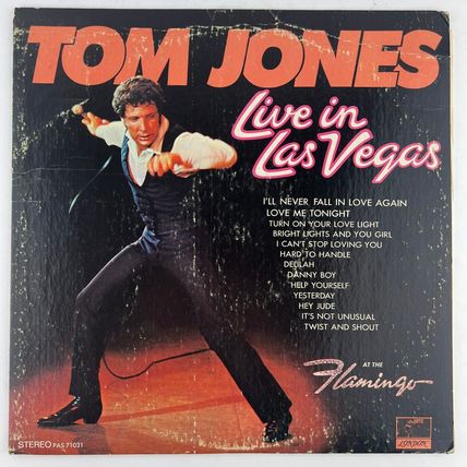 Tom Jones – Live In Las Vegas Vinyl LP Record Album PAS-71031