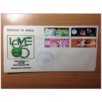 Sénégal FDC 1985 Philexafrique 3 Lomé Togo Jeunesse et Développement