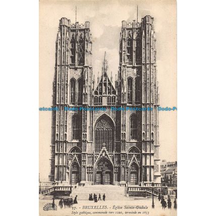 R053364 Bruxelles. Eglise Sainte Gudule. Henri Georges. No 37