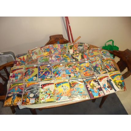 GIANT SUPERMAN BRONZE AGE 1970’s LOT! 50% OFF GUIDE!!! $240.00 + shipping!!