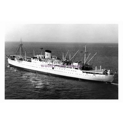 pu0903 - French Messageries Maritimes Liner - Laennec - print 6x4