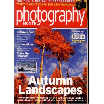 Photography Monthly November 2005, excellent condition