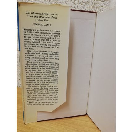 The Illustrated Reference on Cacti and Other Succulents - Vol.2 - Edgar Lamb Sig