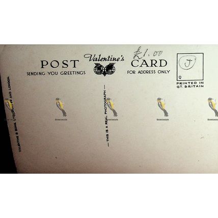 Gold Hill, Shaftesbury, Dorset, K7757 RP Valentines Postcard