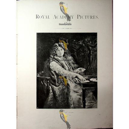 Card Dealer, Mary L Waller, Book Illustration (Print), 1891