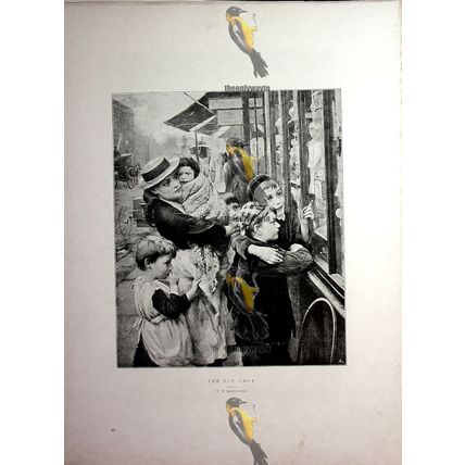 Toy Shop, T B Kennington, Book Illustration (Print), 1891