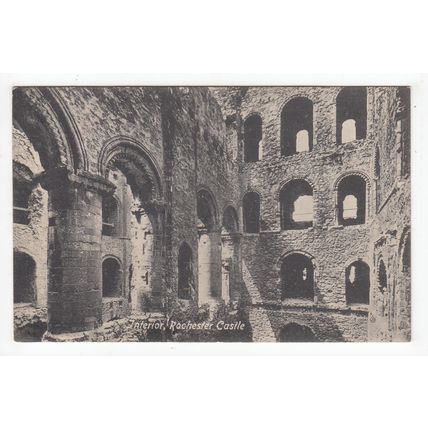 The Castle Interior Rochester Postcard Kent