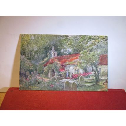 BONCHURCH, ISLE OF WIGHT by W W Quatremain, unused postcard by J Salmon =