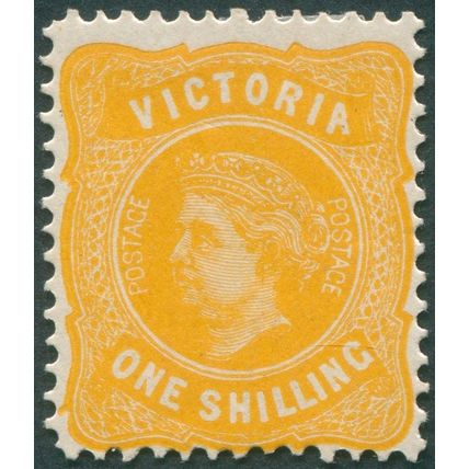 Victoria 1901 1s yellow-orange Type A SG394 unused