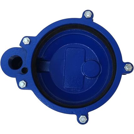 Merrill MFG 6-Inch Well Cap - Watertight Sanitary Pitless Adapter Cover, Cast Ir