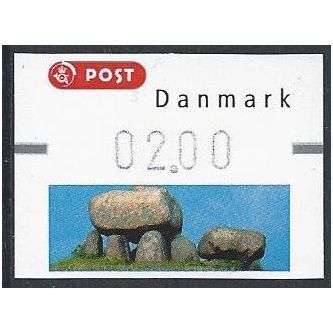 ATM Mi 35: 2 Kr. Machine Vended Definitive: Poskær Stenhus.