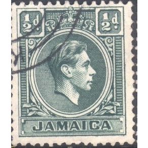 Jamaica 1938 - SG121 - ½d green - King George V1 - used