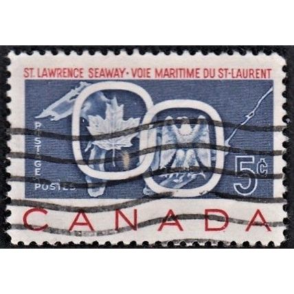 CANADA, 1959 5c St. Lawrence Seaway, SG 513 (Scott #387), used