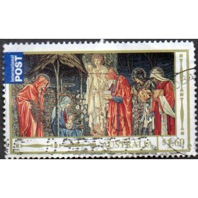 Australia 2012 Christmas $1-60 Value. Adoration of The Magi. Fine Used