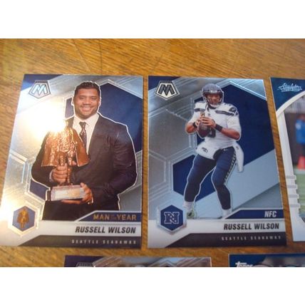 2014-2021, 5-Premium Cards, Russell Wilson , Seahawks
