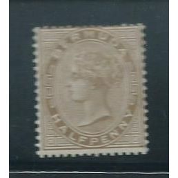 bermuda stamps sg19 sg 19 watermark crown cc hm 1/2d stone 1880