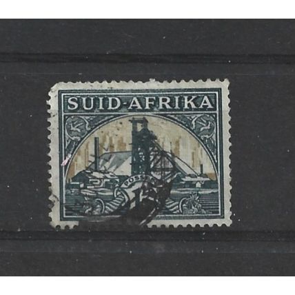 SouthAfrica.SG57 1 1/2d Gold Mine.Afrikaans Inscription.Fine Used.Aug25b