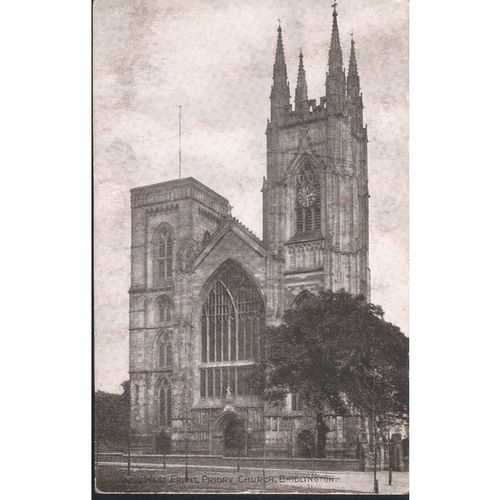West Front, Priory Church, Bridlington - Yorkshire - J. Salmon Sepio Series
