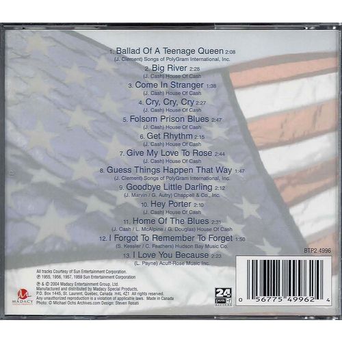 Johnny Cash "Country Legend" - CD disc 1