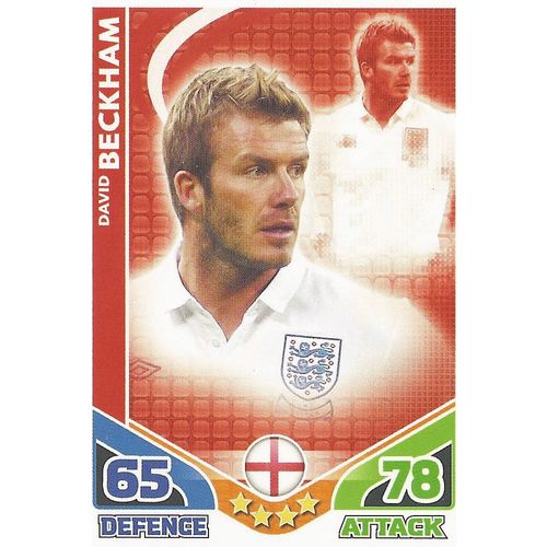 Match Attax - World Cup 2010: England - Midfielder, Beckham