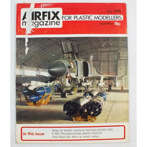 Airfix Magazine (1960) Vol.15 # 11 - July 1974, F-84 Thunderstreak, HMS Osprey