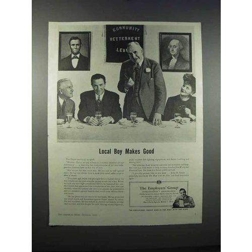 1946 The Employers' Group Surityship insurance Ad
