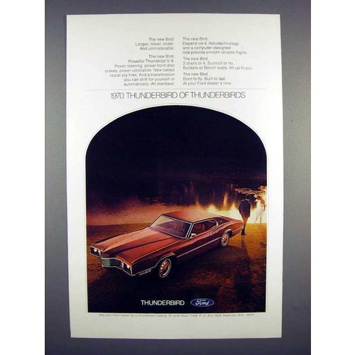 1970 Ford Thunderbird Car Ad!
