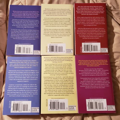 6 PB in A Bookstore Cafe Mystery series by Alex Erickson~Death by Coffee + 5