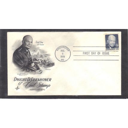 FDC Art Craft 1394 6c Dwight Eisenhower (Cachet-U/A) CV42705