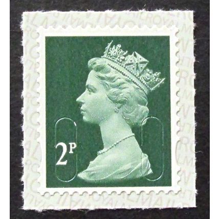 GB 2017 Machin SG U2921 2p (No Source Code - M17L) Printed Backing Paper MNH